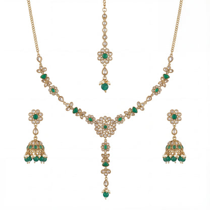 Safiya Emerald Heirloom Necklace Set