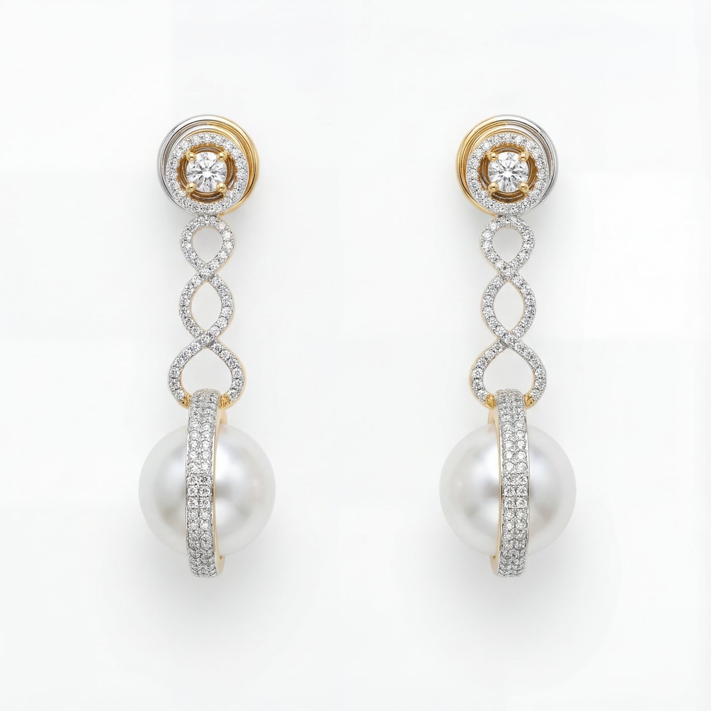 Ruhani Pearl Orbit Earrings