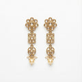 Aanya Floral Pearl Earrings