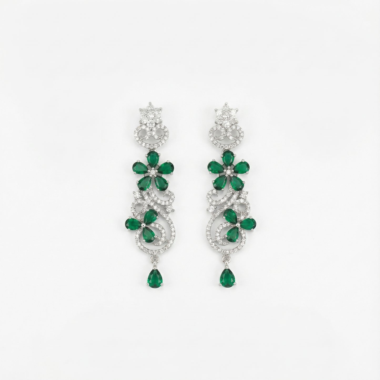Aira Emerald Luxe Earrings