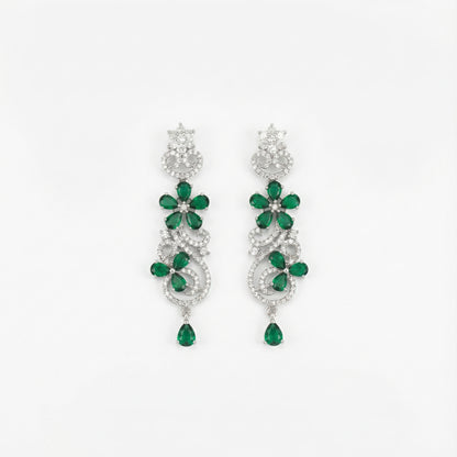 Aira Emerald Luxe Earrings