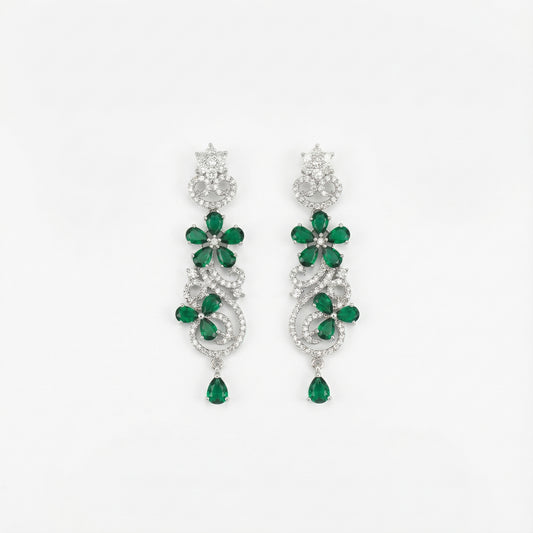 Aira Emerald Luxe Earrings