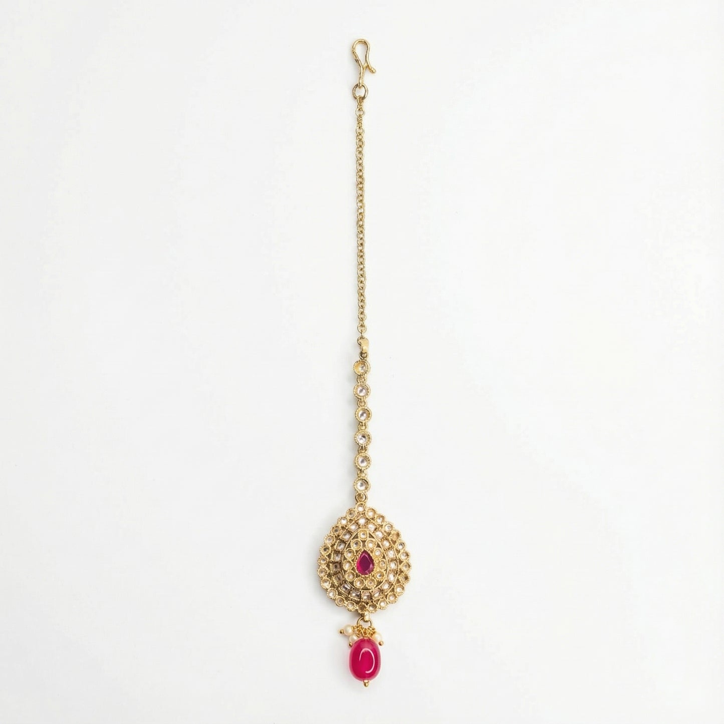 Mehru Ruby Medallion Tikka