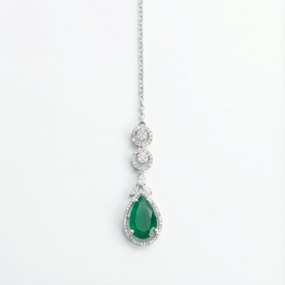 Zayna Emerald Statement Tikka
