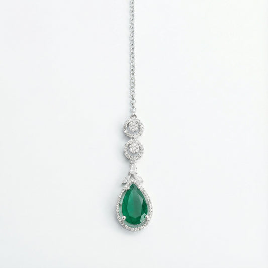 Zayna Emerald Statement Tikka