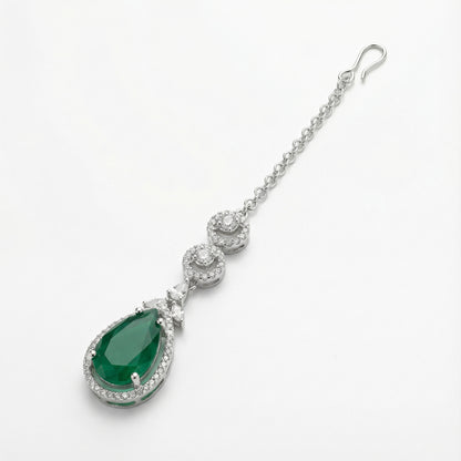 Zayna Emerald Statement Tikka
