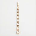 Luma Teardrop Tikka gold linear maang tikka with graduated clear teardrop stones
