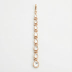 Luma Teardrop Tikka gold linear maang tikka with graduated clear teardrop stones