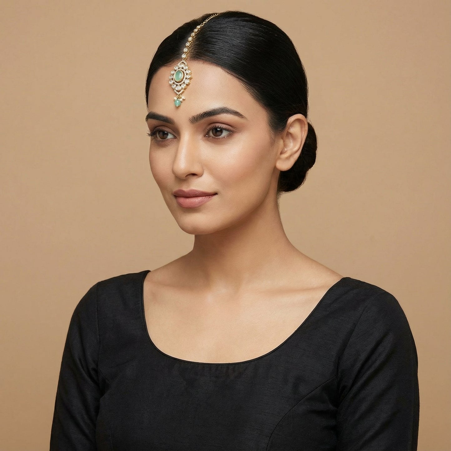 Serene Mint Halo Tikka