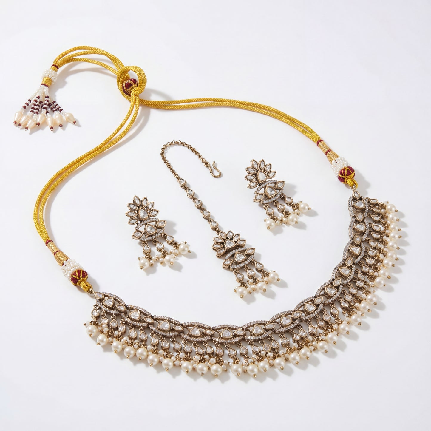 Anmol Pearl Heirloom Necklace Set