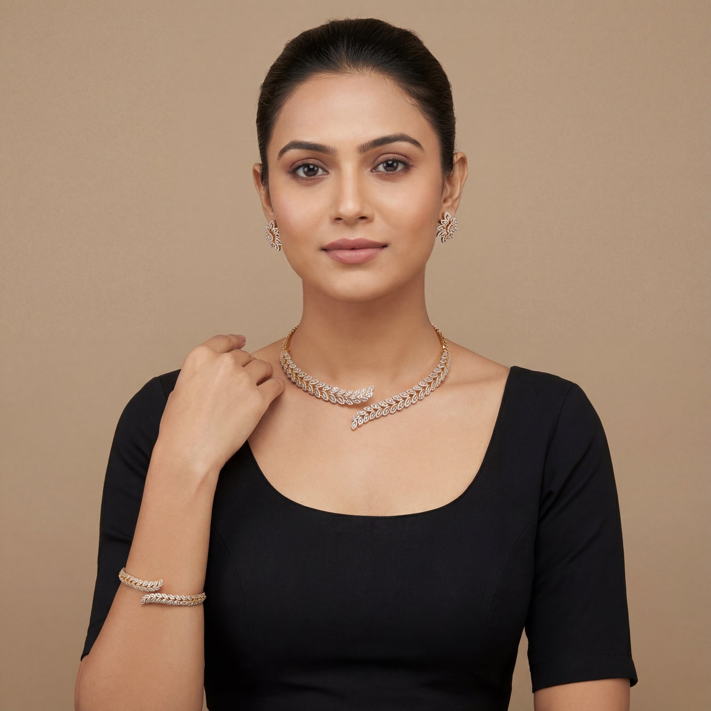 Ivory Vine Necklace Set