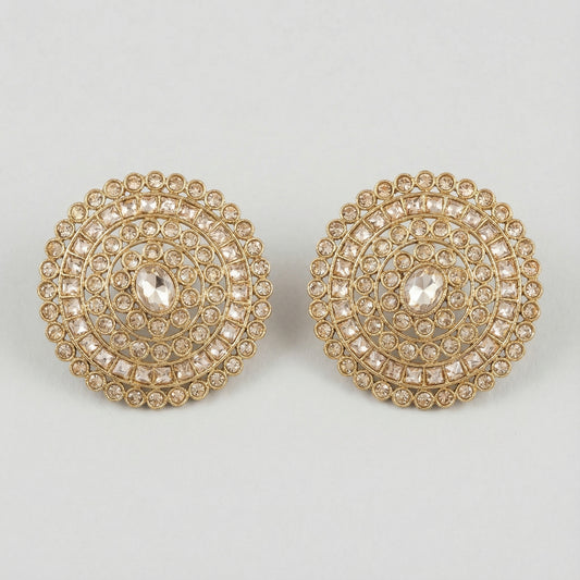 Golden Noor Disc Earrings
