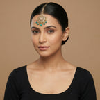 Aqua Chandni Kundan Tikka