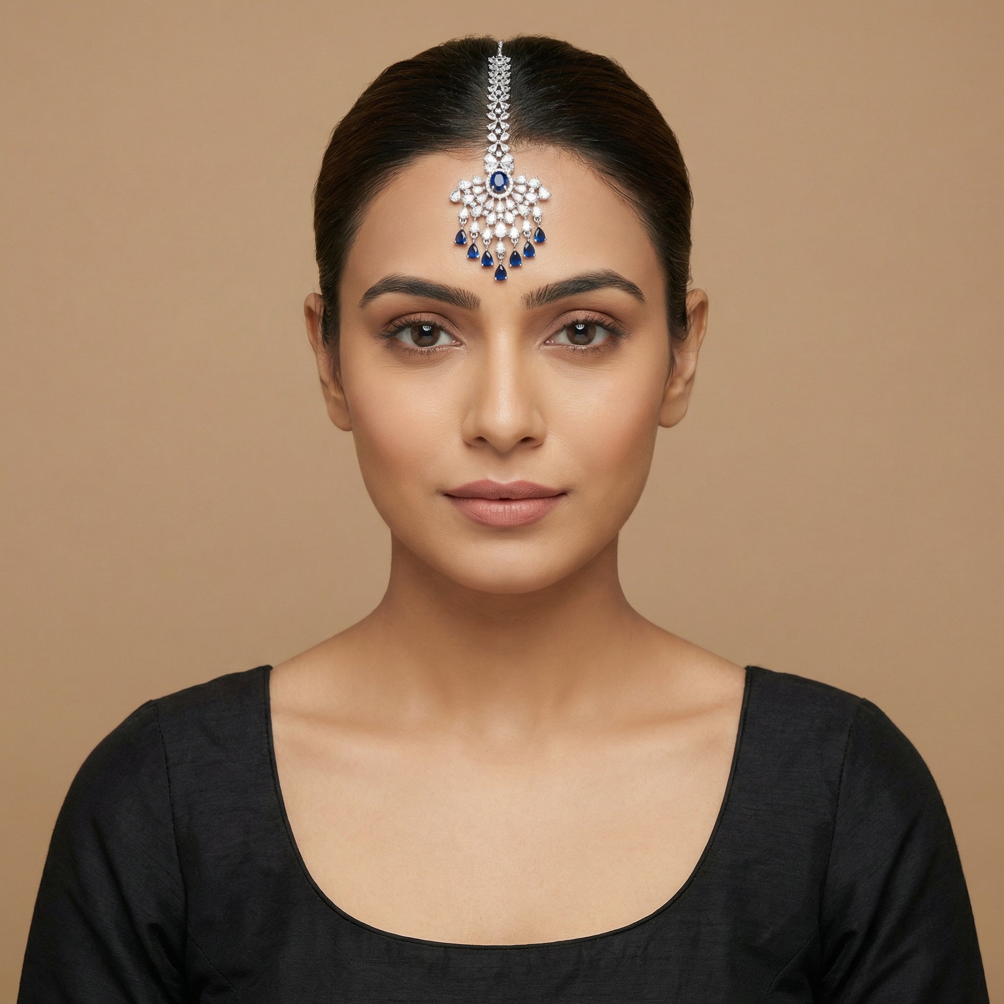 Royal Blue Chandni Tikka
