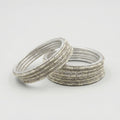 Mint Glimmer Bangles - Set of 8