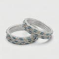 Midnight Blue Bangles - Set of 8