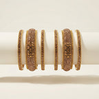 Gilded Bronze Bangles - Set of 6