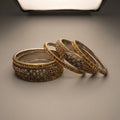 Gilded Bronze Bangles - Set of 6