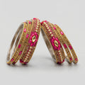 Regal Magenta Kada - Set of 6