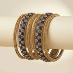 Midnight Amber Bangles - Set of 6