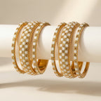 Gilded Mosaic Bangles - Set of 6