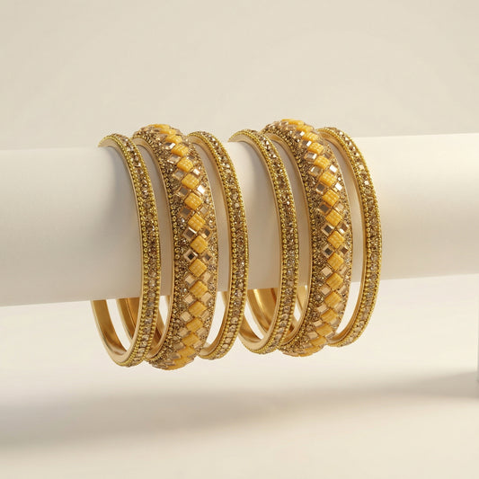Traditional Mosaic Bangles - Set of 6