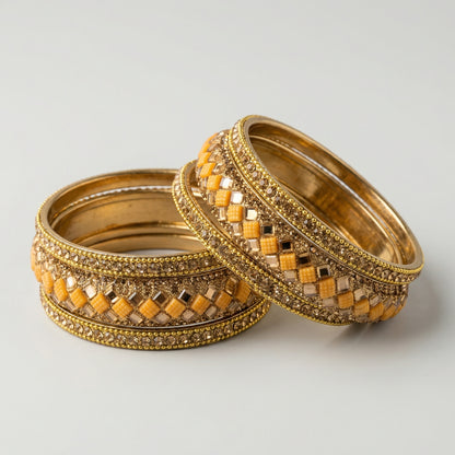 Traditional Mosaic Bangles - Set of 6