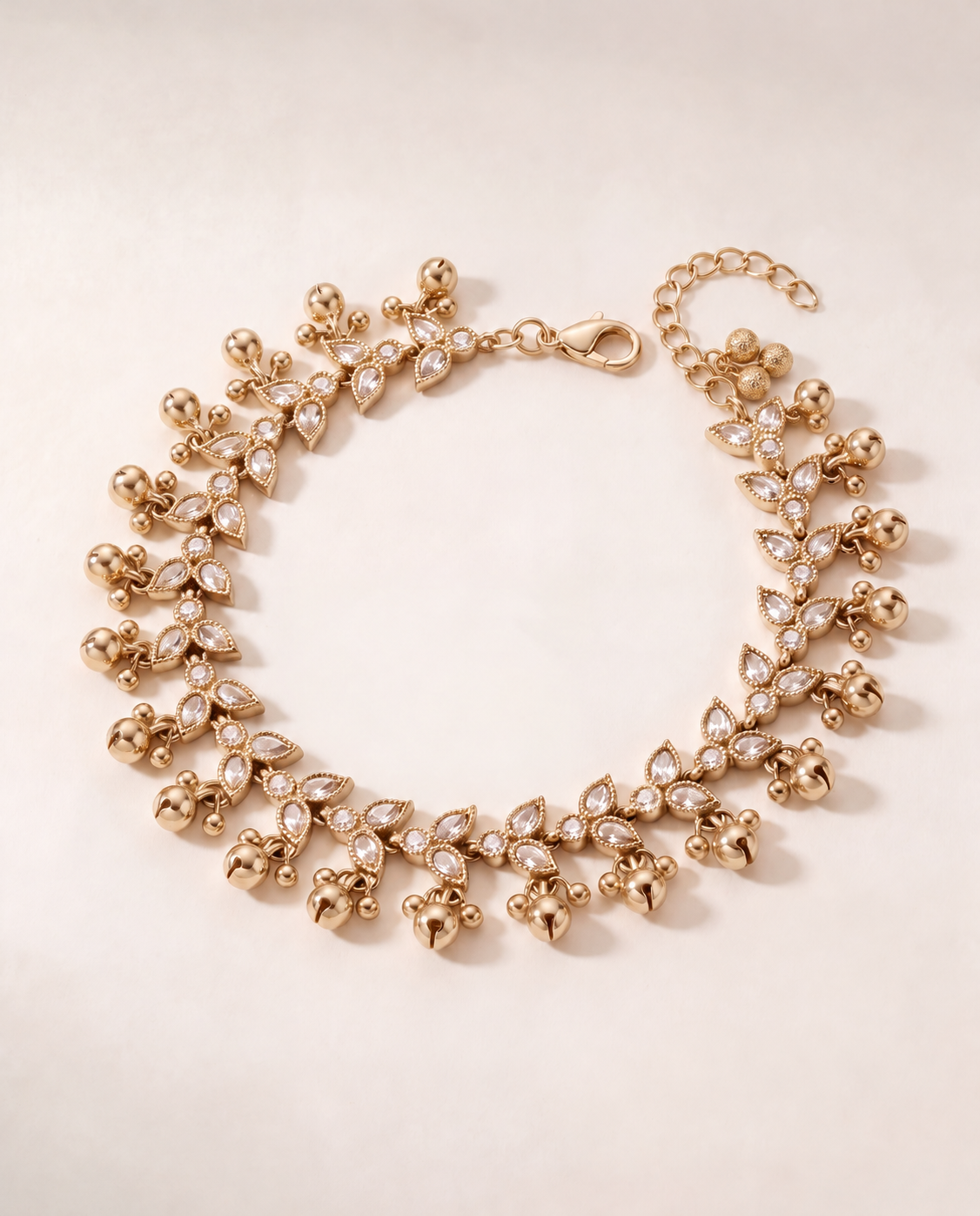 Kiran Gilded Anklets