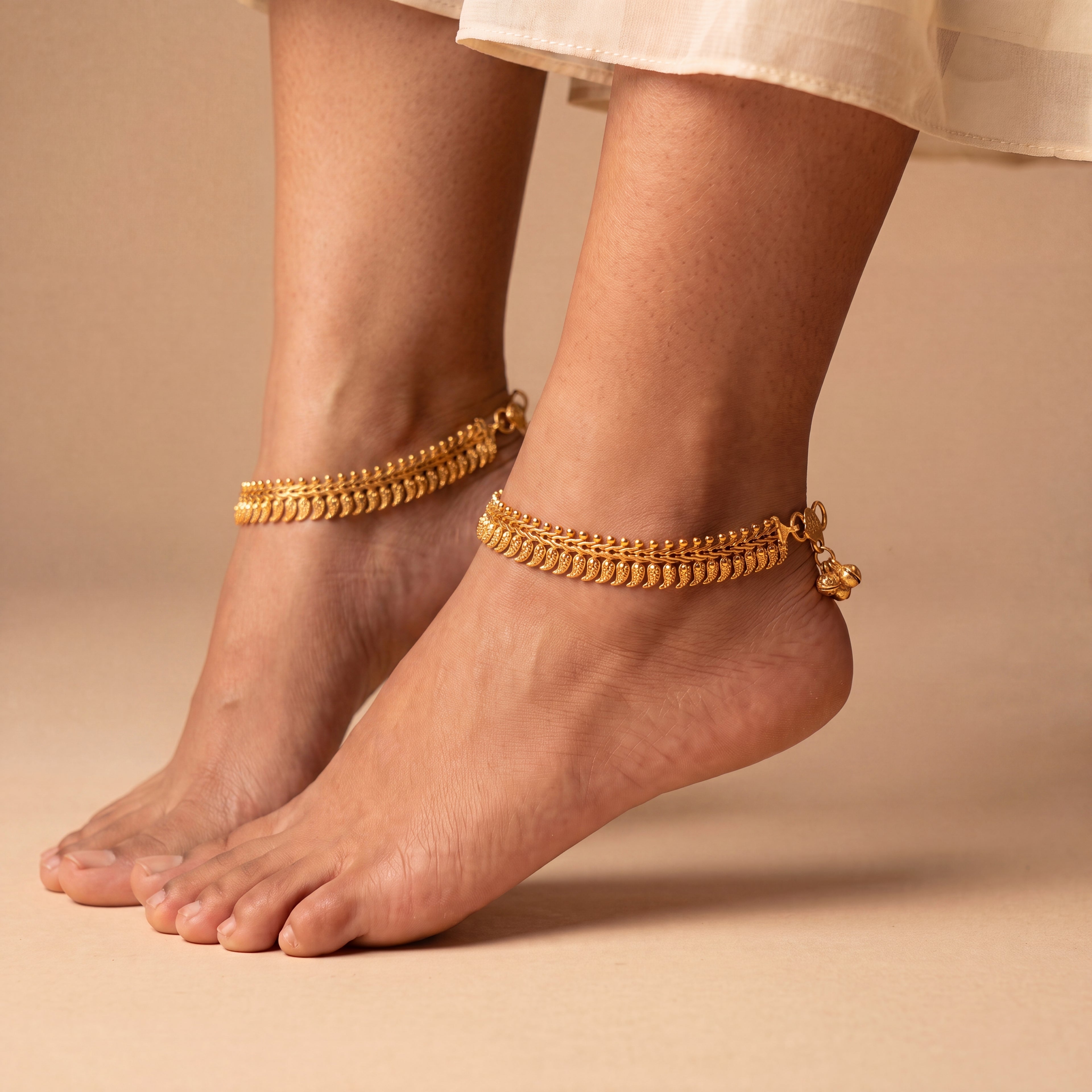 Sia Leaf Anklets