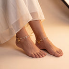 Noor Gilded Anklets