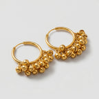 Gold Jhankar Earrings