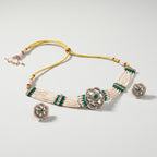Emerald Polki Necklace