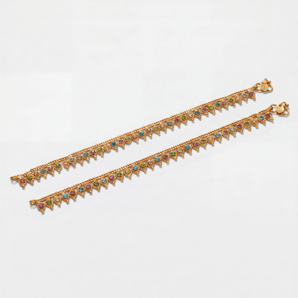 Rangoli Drop Anklet