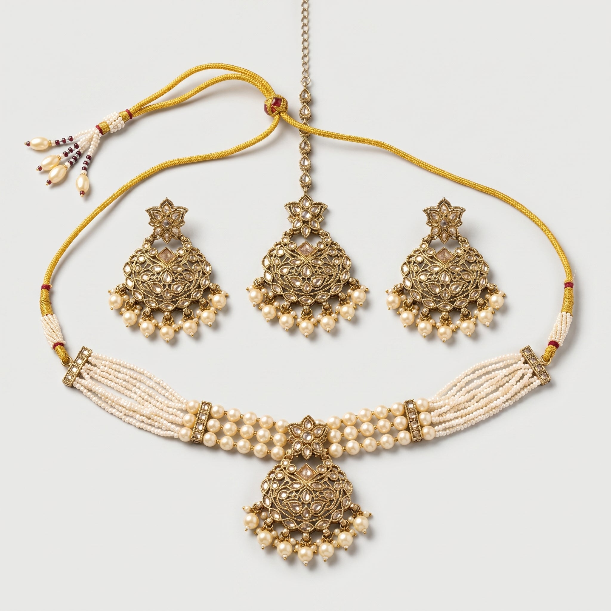 Kundan Moti Necklace