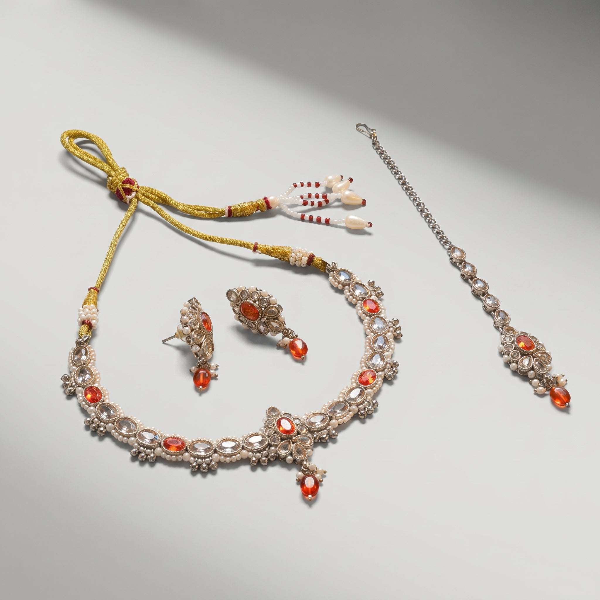 Ruby Moti Necklace