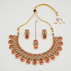 Saffron Pearl Necklace
