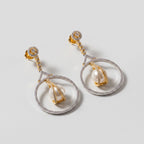 Golden Moti Earrings