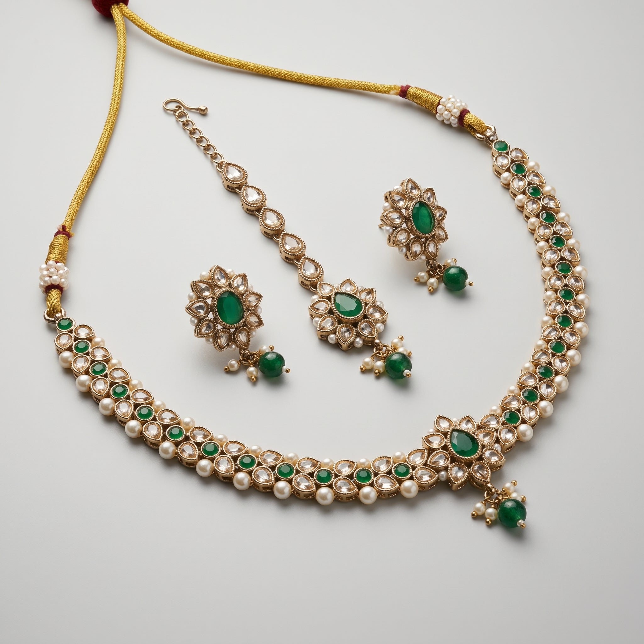 Emerald Kundan Necklace