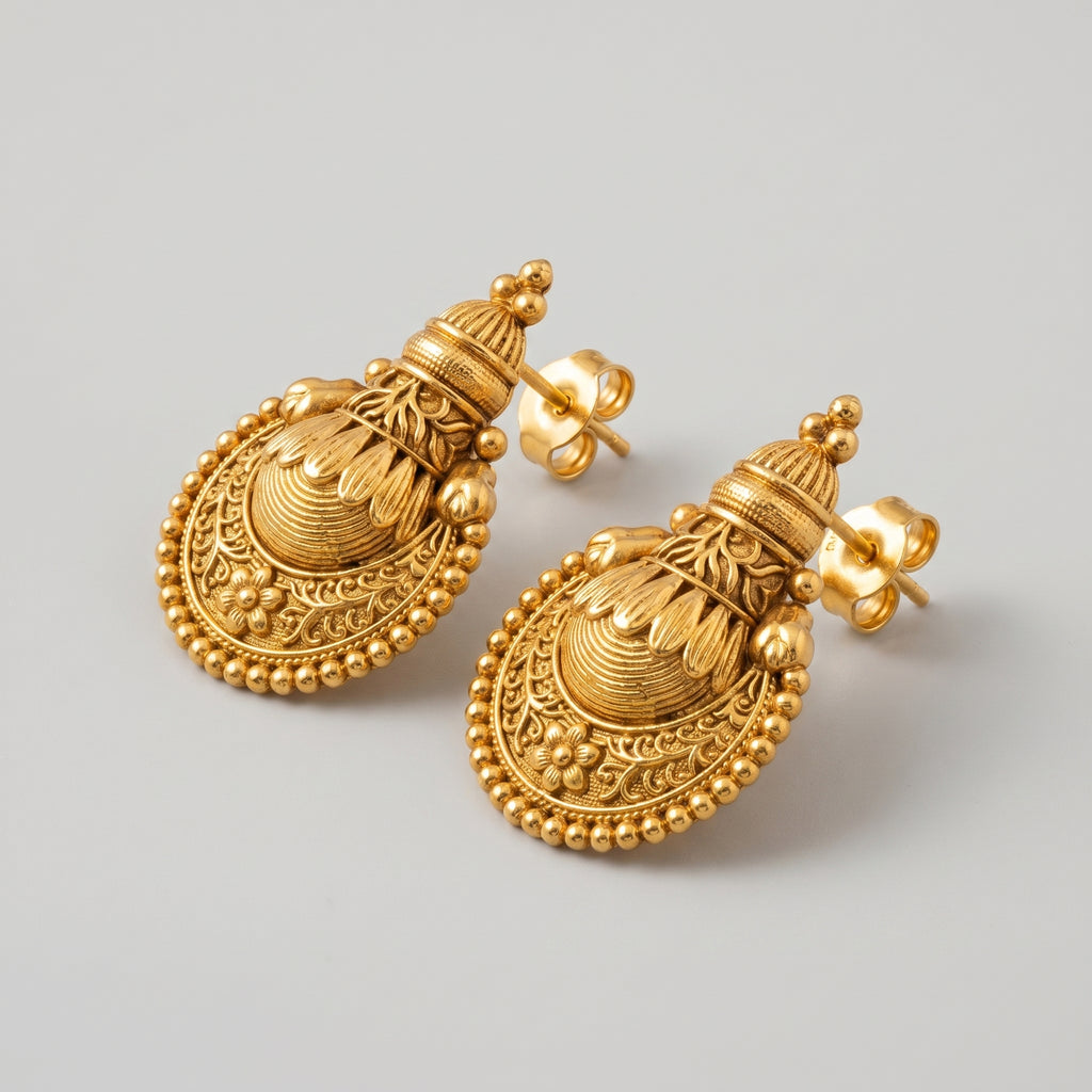 Virasat Gold Earrings