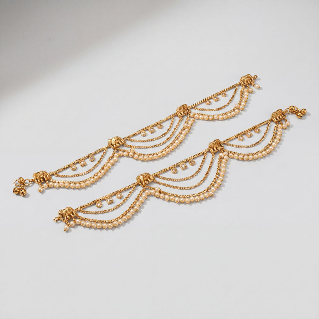 Gaja Pearl Anklet
