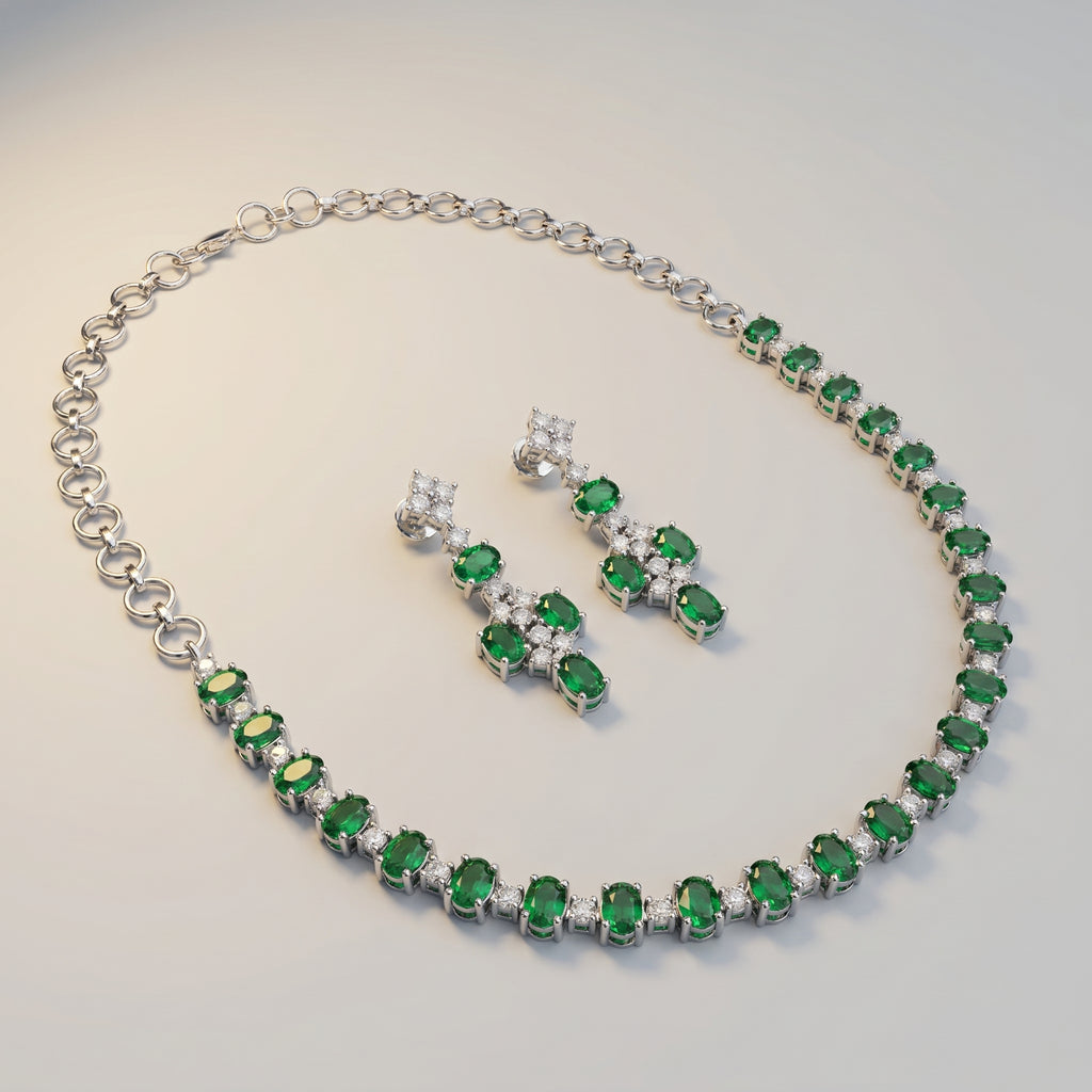 Rani Emerald Set