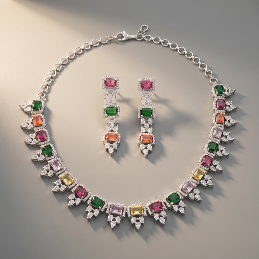 Rangoli Necklace Set