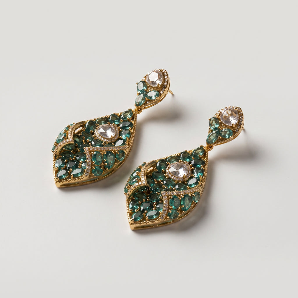 Mayuri Emerald Earrings