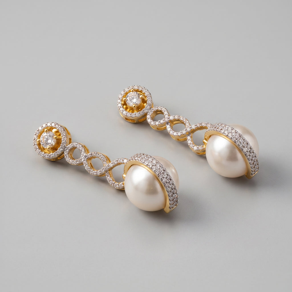 Infinity Moti Earrings