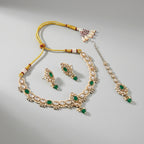 Kundan Emerald Necklace