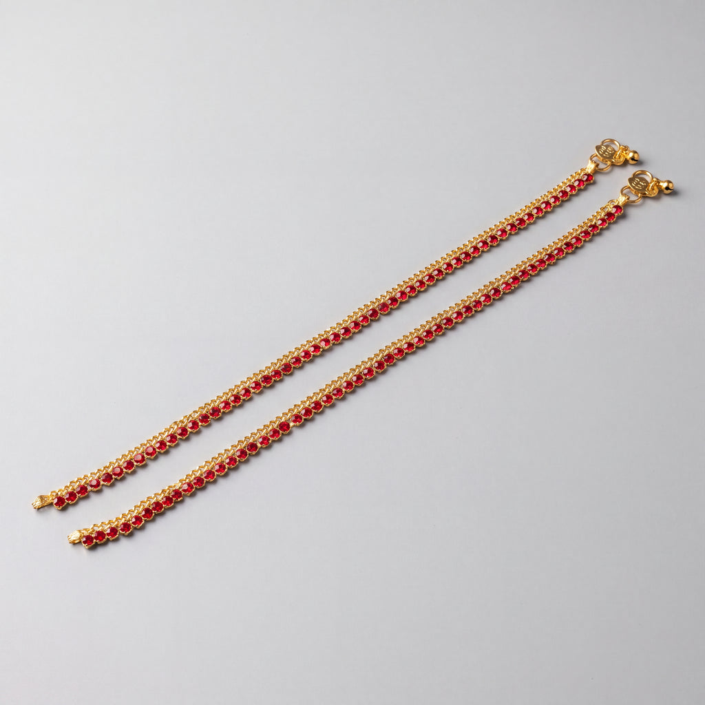 Rani Ruby Anklet