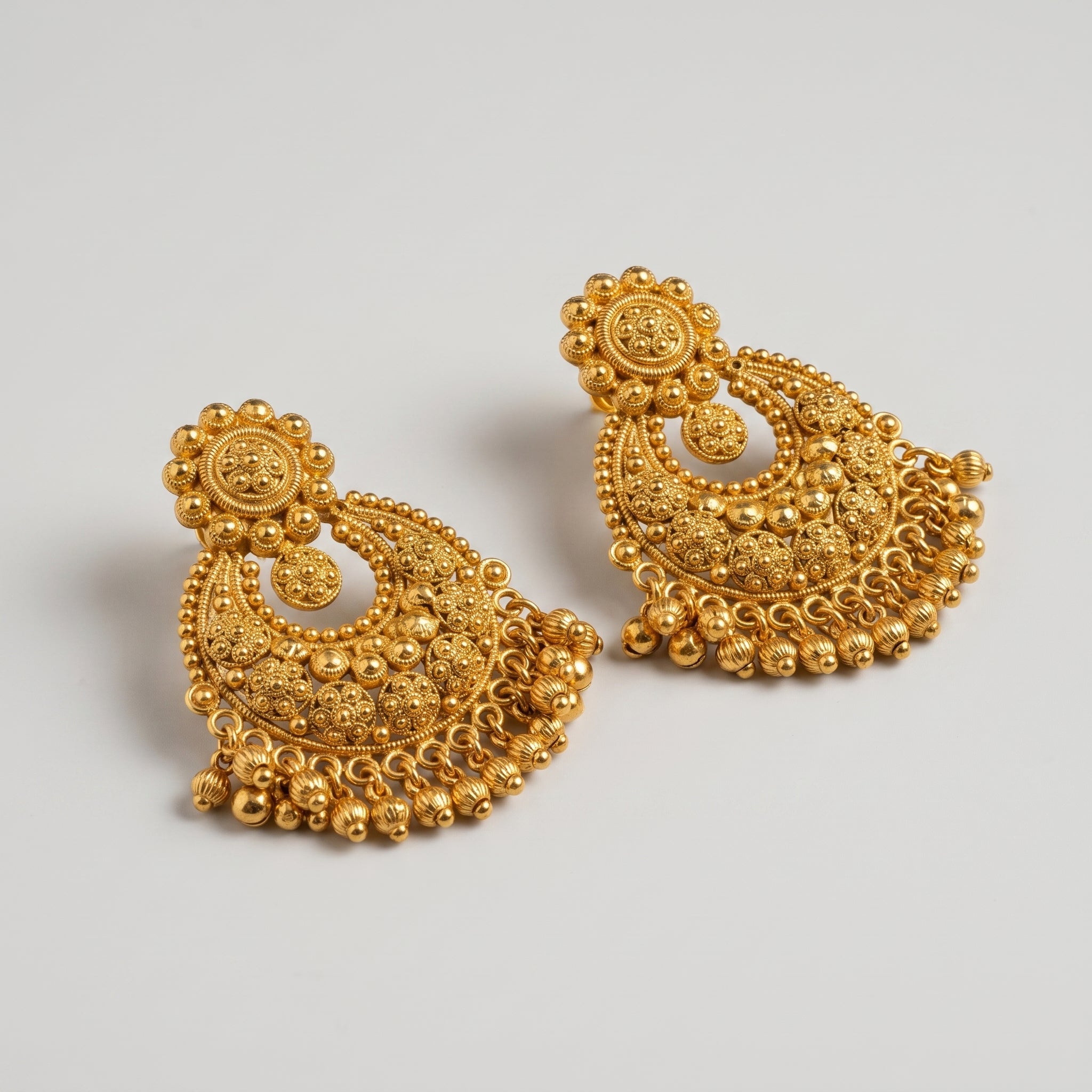 Kavya Gold Earrings