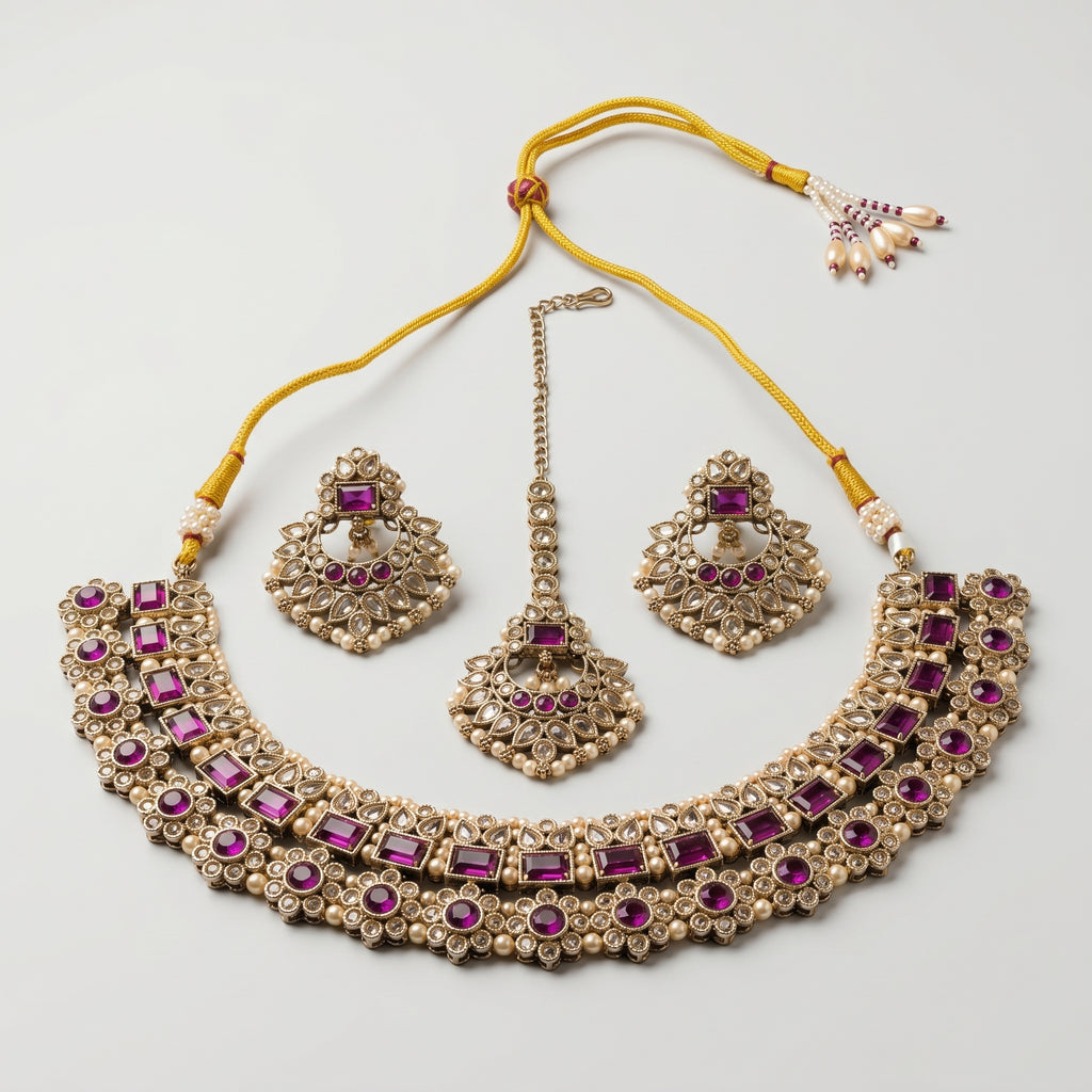 Priya Amethyst Necklace