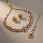 Kundan Amethyst Necklace