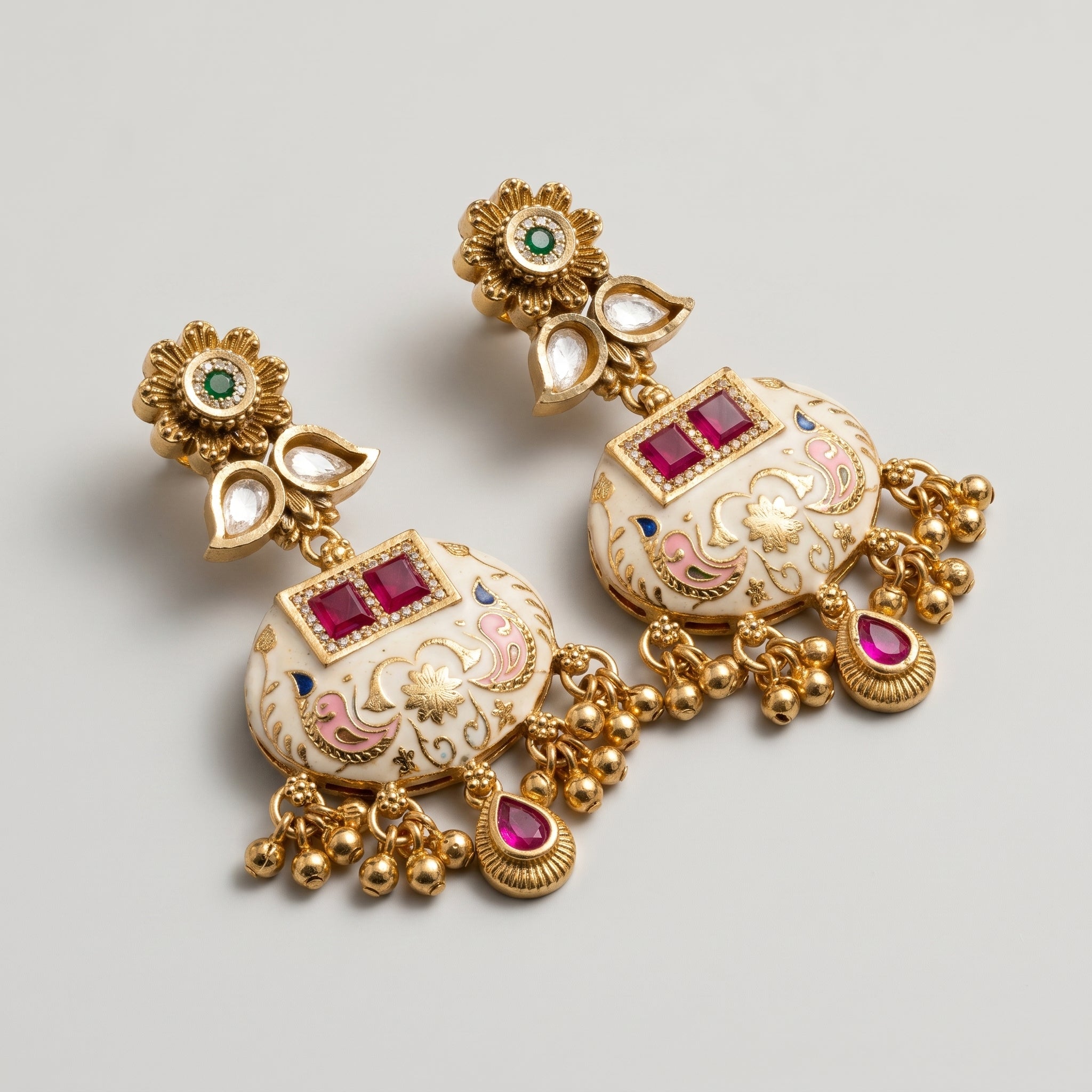 Gulabi Drop Earrings